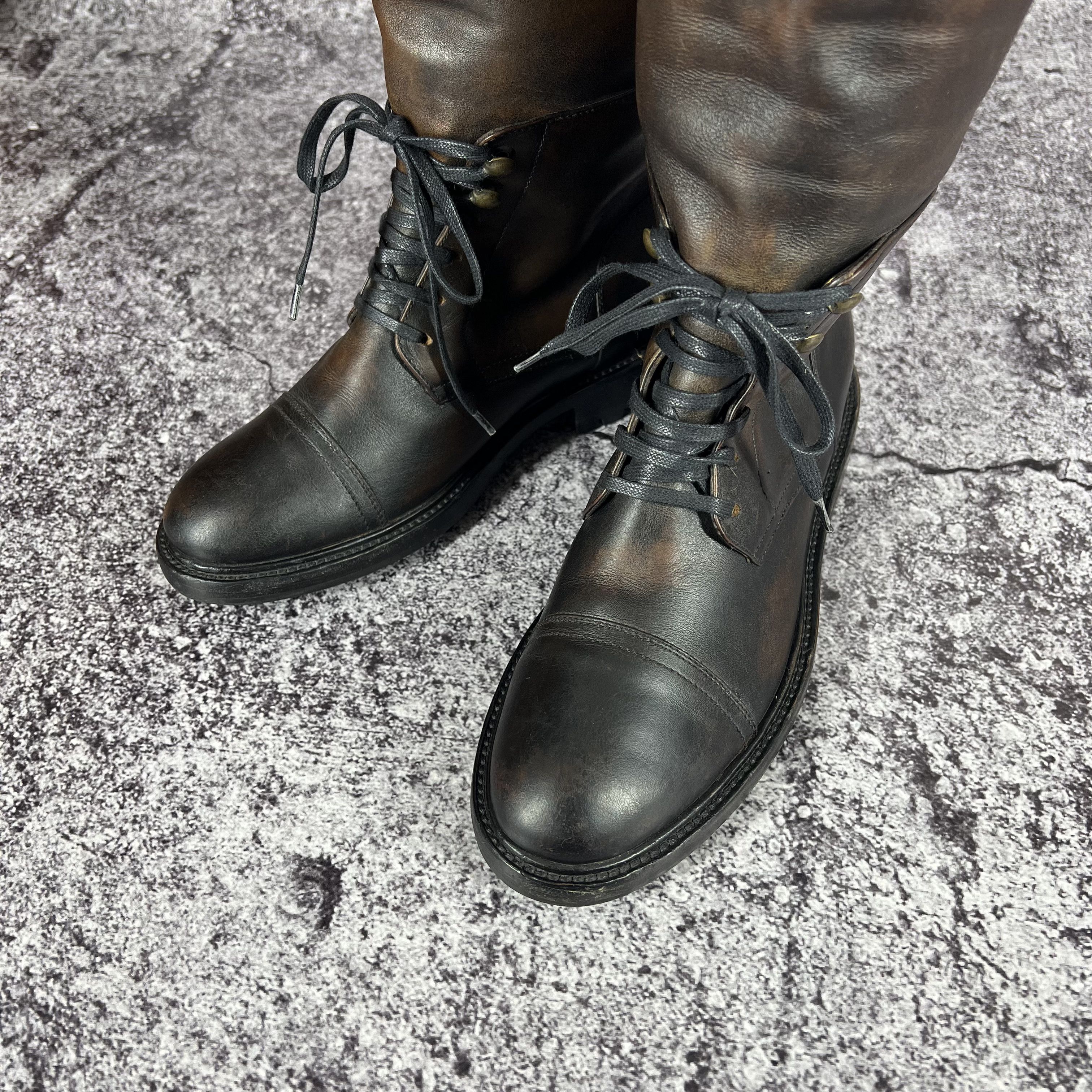 Belstaff Belstaff Banbridge Tall Riding Boots Leather Italy Size 37 Size US 7 / IT 37 - 8 Thumbnail