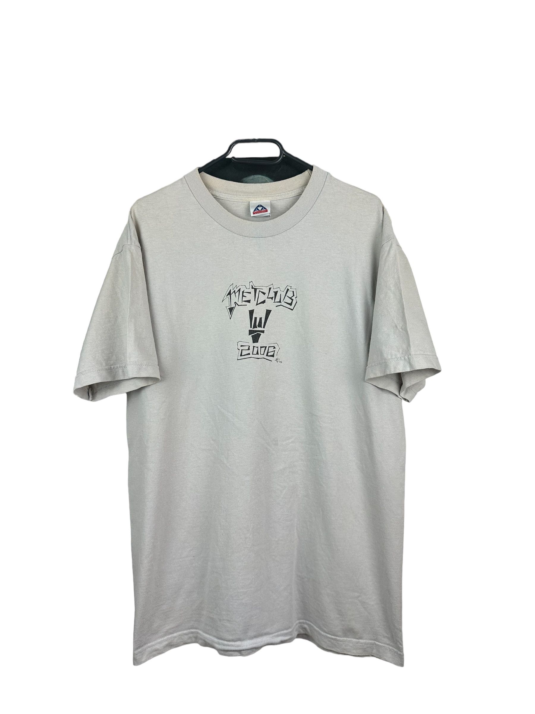 Band Tees × Vintage Vintage Metallic 2006 Hell Yea Metclub Band Shirt Tee Size US L / EU 52-54 / 3 - 3 Thumbnail