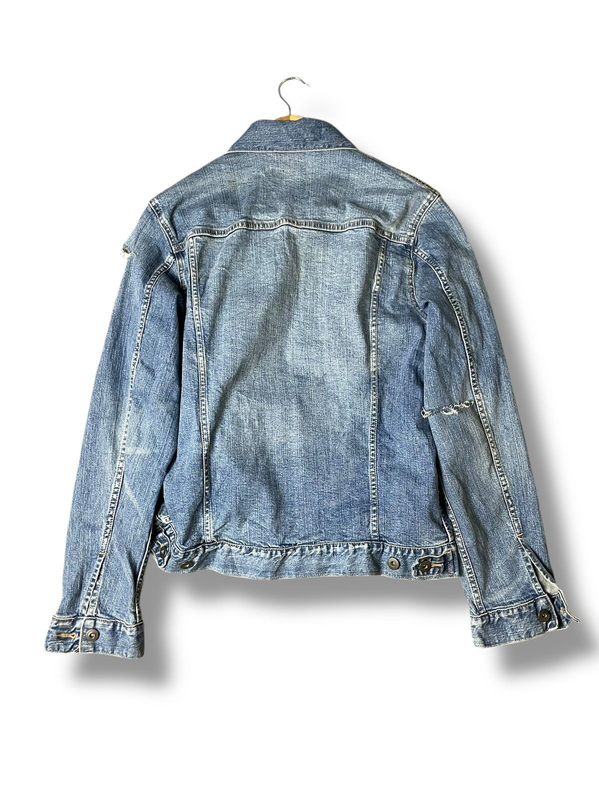 Japanese Brand × Uniqlo × Vintage UNIQLO Double Pocket Denim Jeans Jacket (114) Size US L / EU 52-54 / 3 - 6 Thumbnail