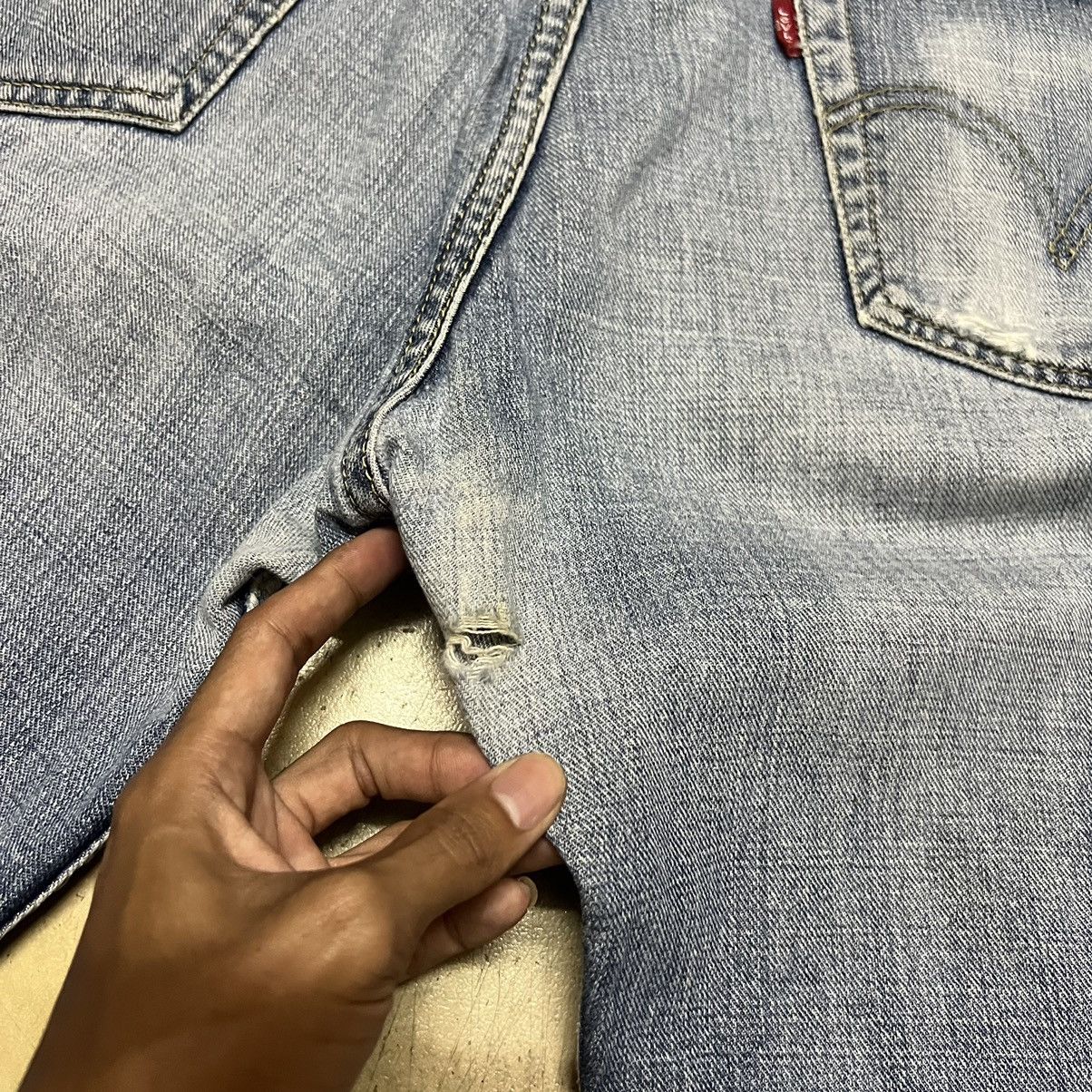 Jean × Levi's × Levi's Vintage Clothing Vintage Levis 534 Distressed Design Denim Jeans Size US 33 - 19 Thumbnail