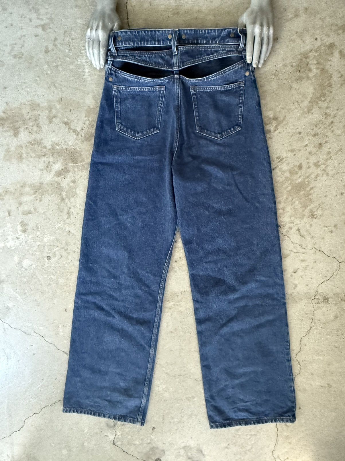 Y/Project Y / PROJECT CUT OUT DENIM JEANS PANTS Size US 32 / EU 48 - 2 Thumbnail