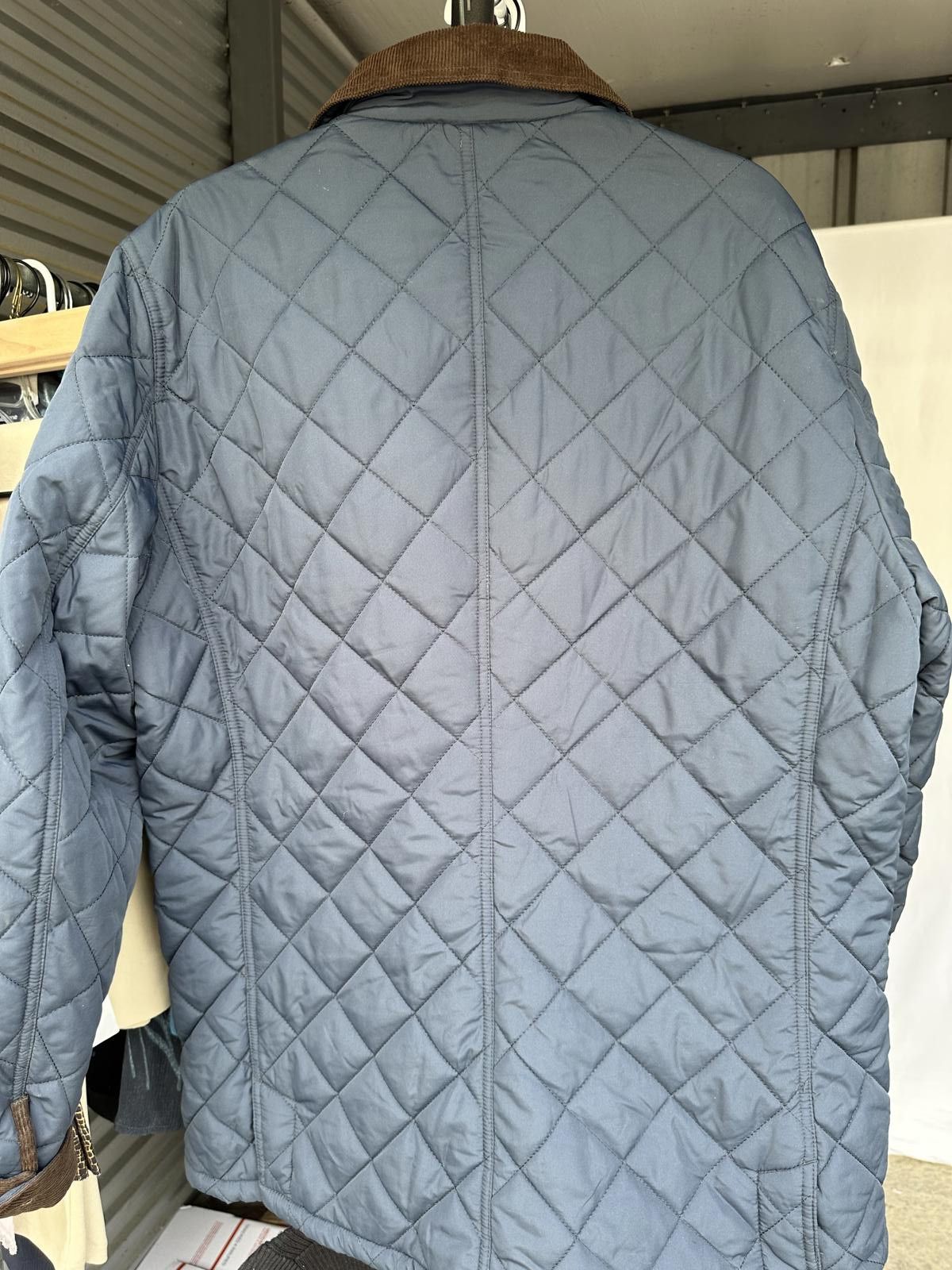 Designer Dubarry Quilted Jacket with Corduroy Collar - XL Size US XL / EU 56 / 4 - 6 Thumbnail