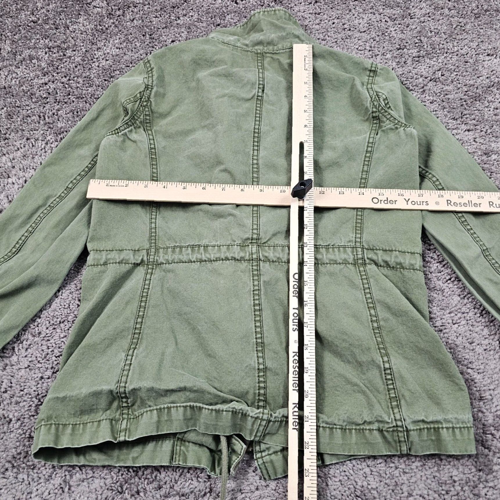 Madewell Madewell Jacket Women’s XS Green Field Military Full Zip Utility Adjustable Womens Size XS / US 0-2 / IT 36-38 - 7 Thumbnail
