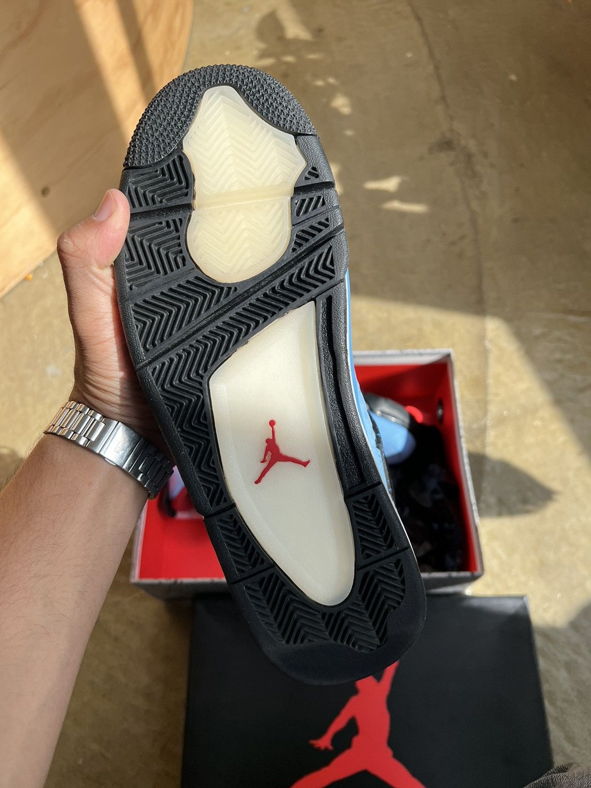 Jordan Brand × Travis Scott Jordan x Cactus Jack Jordan 4 “Oilers” Sneaker Size US 10 / EU 43 - 3 Thumbnail