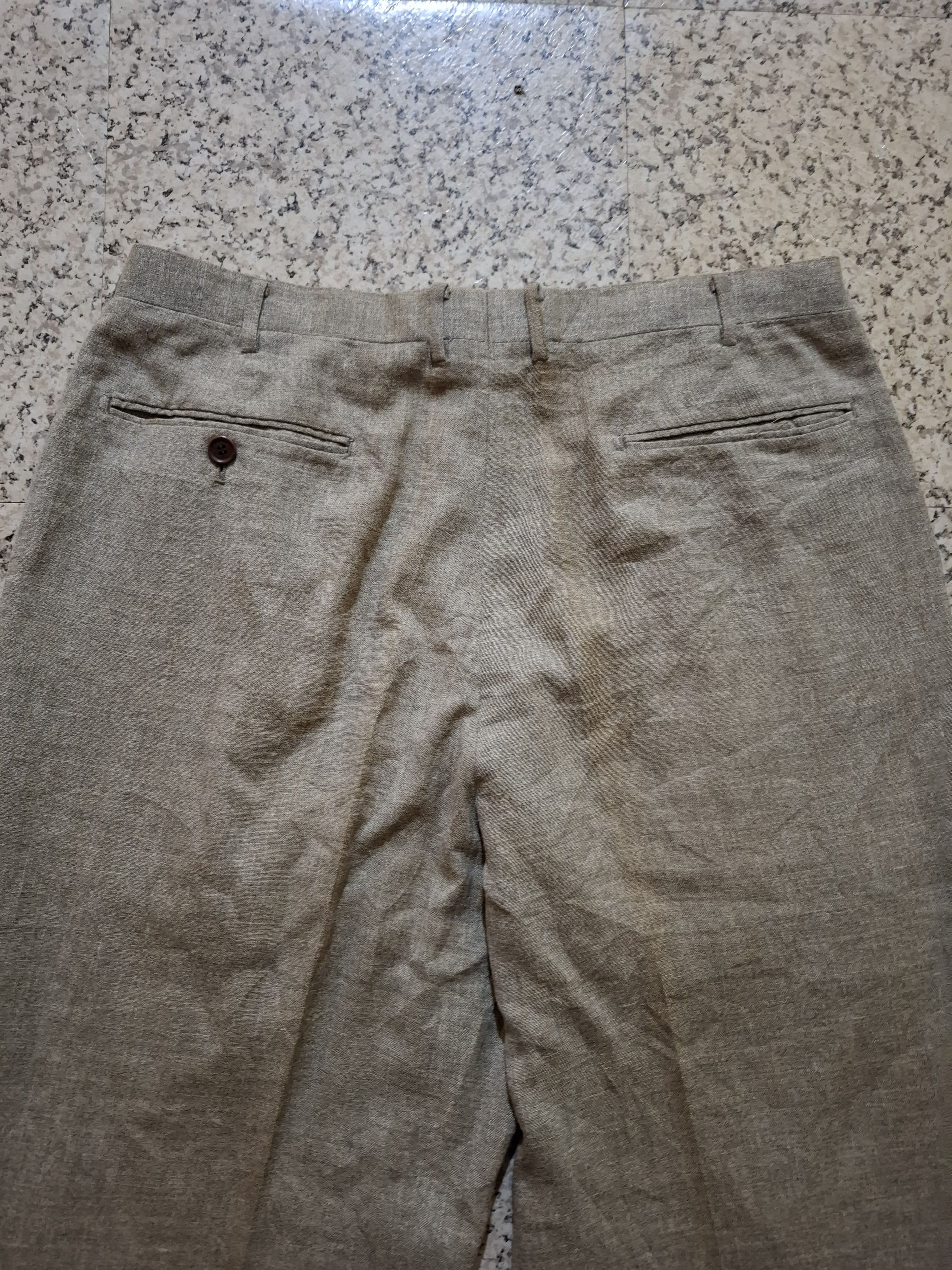 Yves Saint Laurent Vintage Yves Saint Laurent Pour Homme Pleated Trousers Size US 33 - 10 Thumbnail