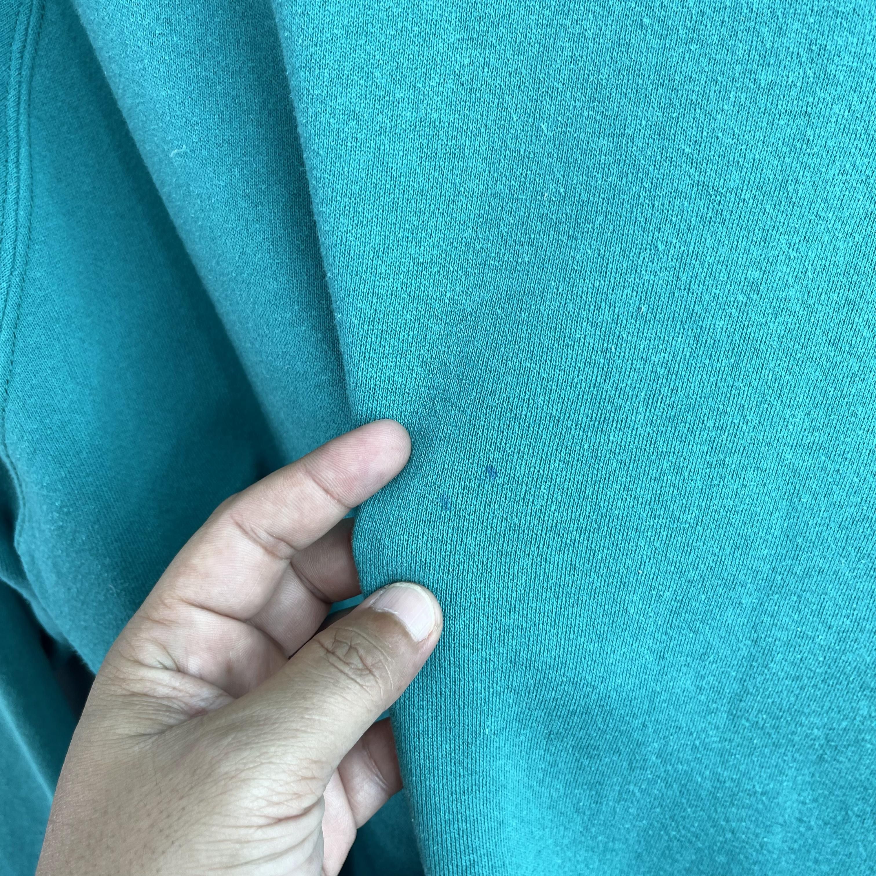 Jerzees × Vintage Vintage JERZEES Plain Green Crewneck Sweatshirt Size US XL / EU 56 / 4 - 8 Thumbnail