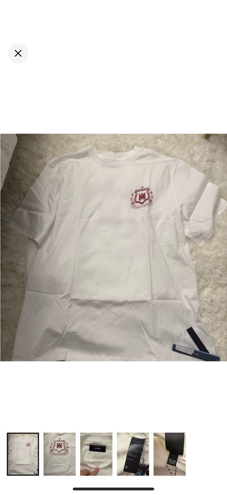 Amiri Red and white amiri tee Size US XXL / EU 58 / 5 - 1 Thumbnail