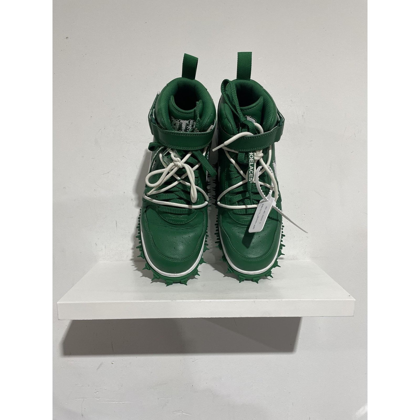 Nike NIKE AIR FORCE 1 OFF-WHITE PINE GREEN SIZE 10 PREOWNED Size US 10 / EU 43 - 3 Thumbnail