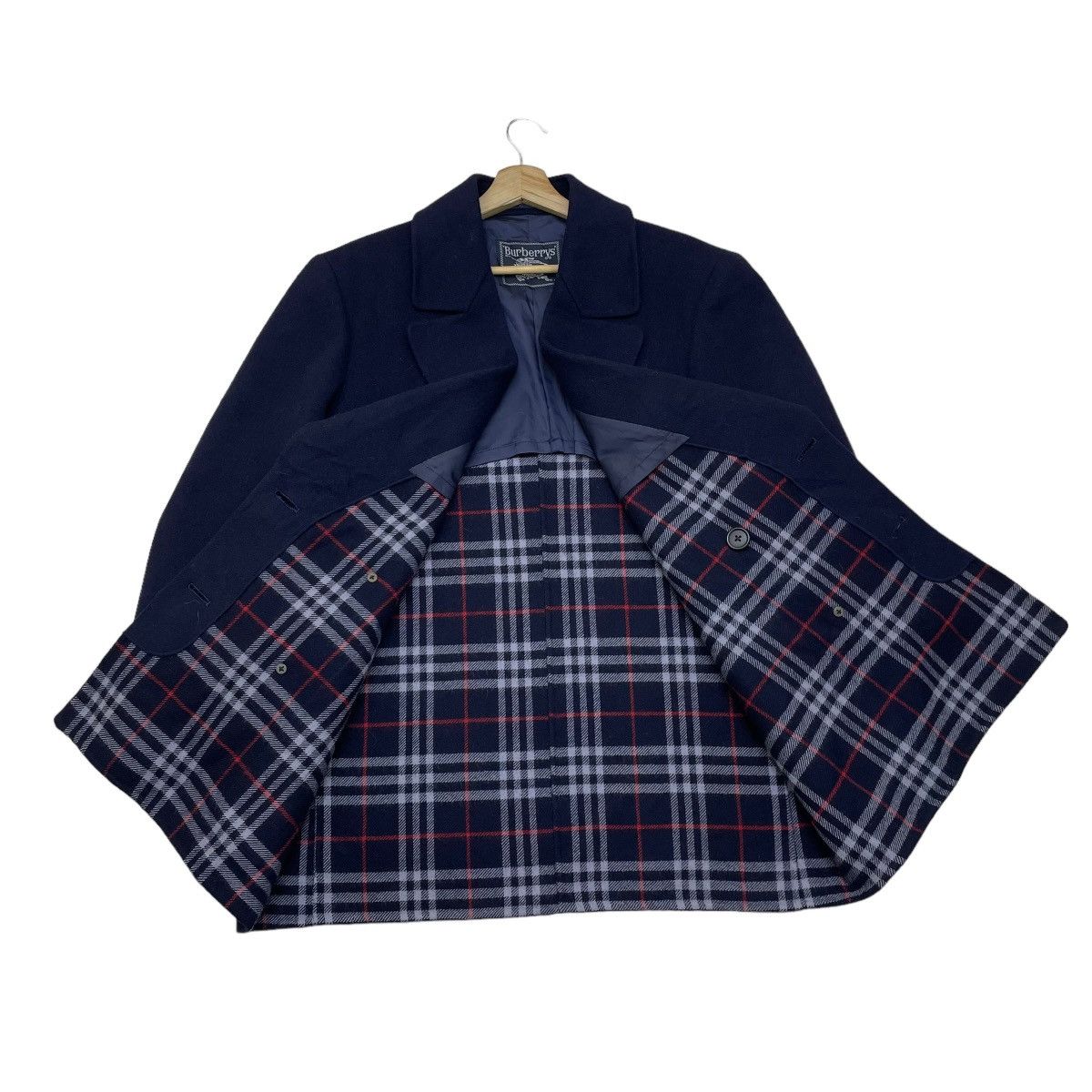Burberry 🔥Vintage Burberry Double Collar Wool Jacket Size US S / EU 44-46 / 1 - 2 Thumbnail