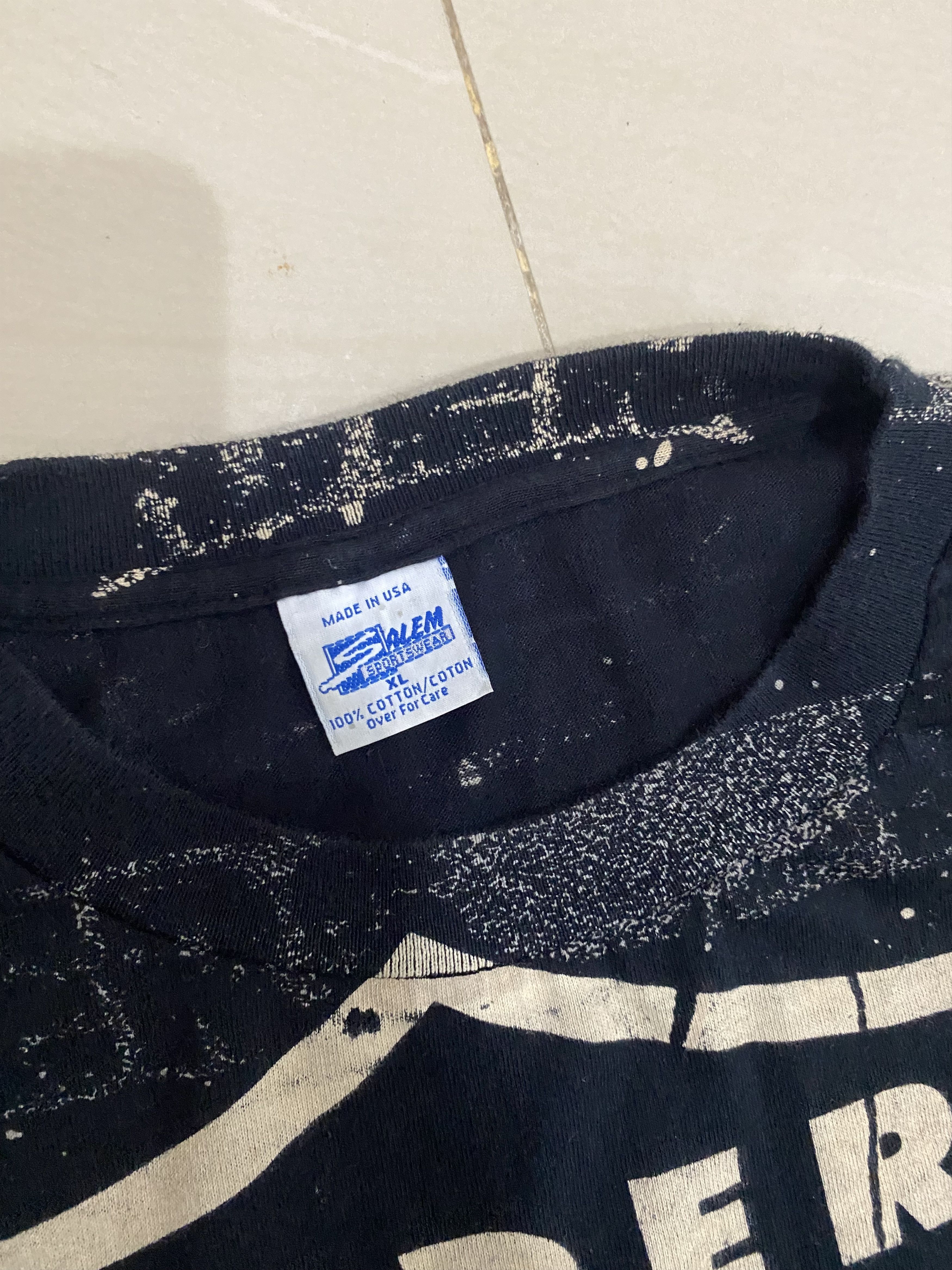 NFL 90s Nfl Raiders Team Overprint Salae Singlestitch Size US XL / EU 56 / 4 - 3 Thumbnail