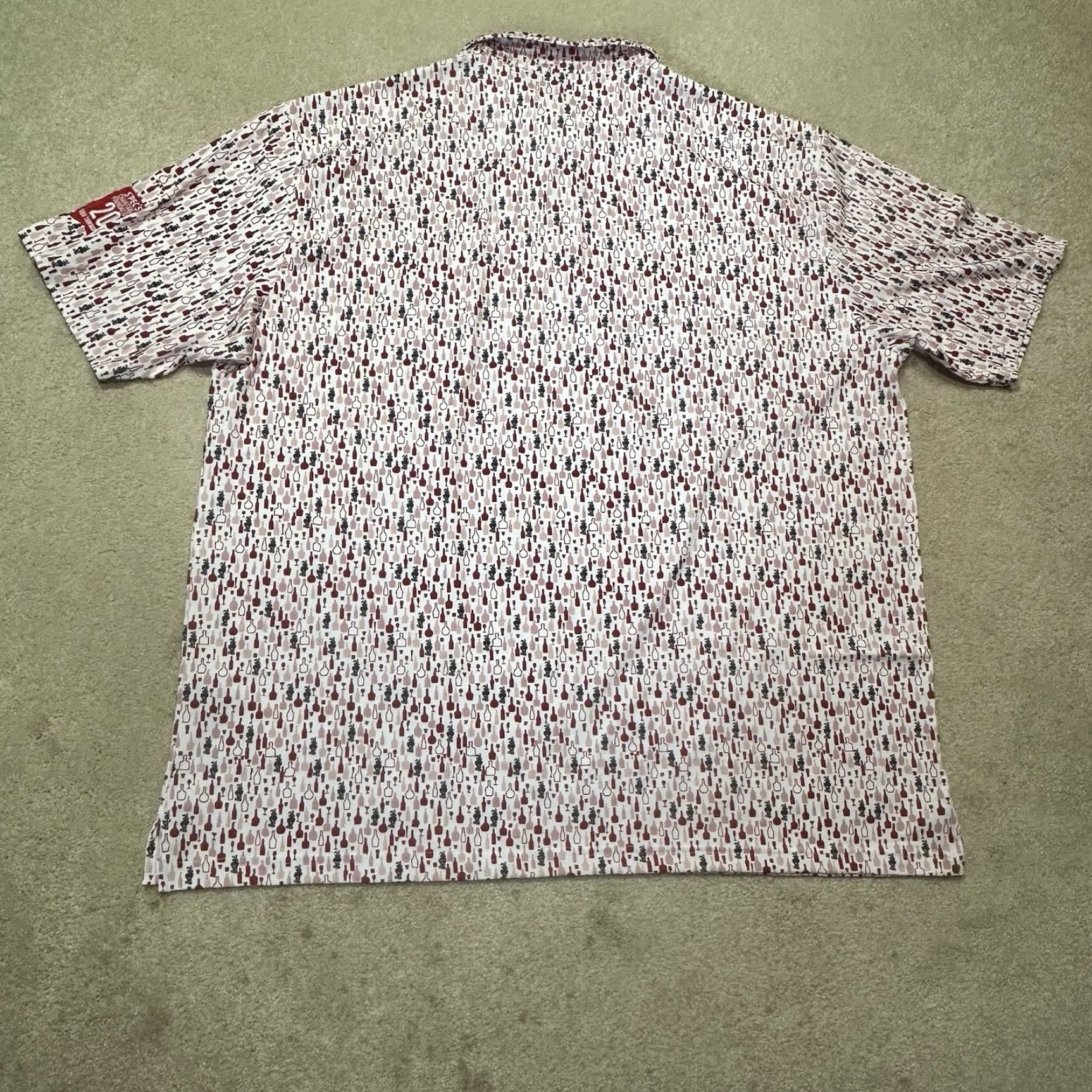 Vintage Horn Legend Polo Mens 2XL Red Golf Tournament Bamboo Spec's Size US XXL / EU 58 / 5 - 3 Thumbnail