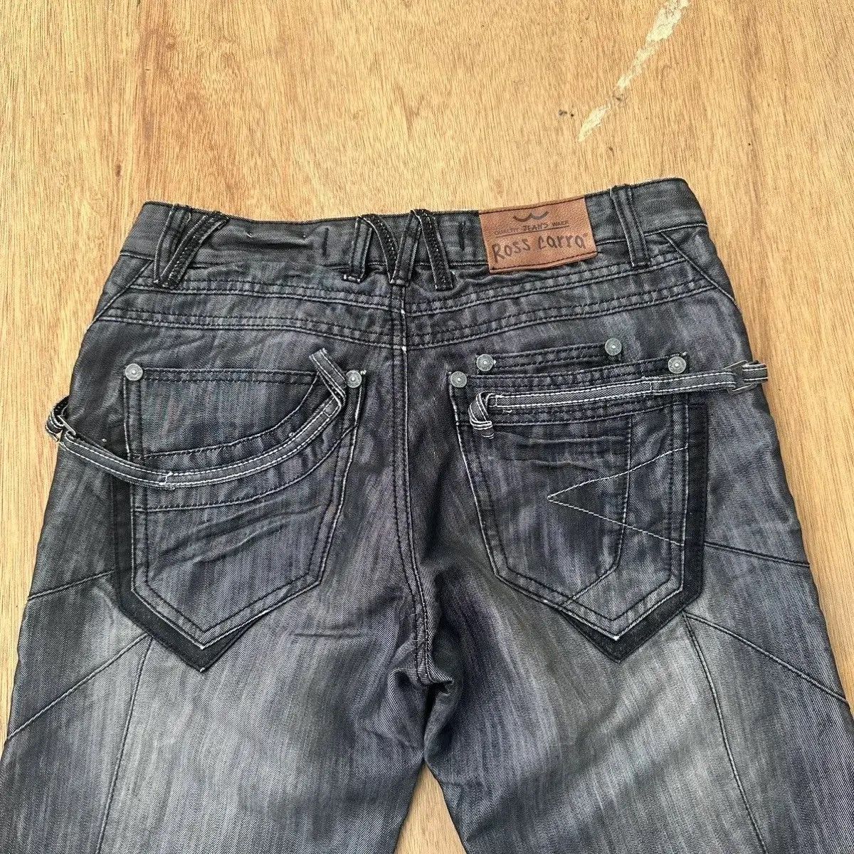 If Six Was Nine ROSSA CARRA JEANS BUTTONFLY DOUBLE BONES VERY RARE PANTS W32 Size US 32 / EU 48 - 10 Thumbnail
