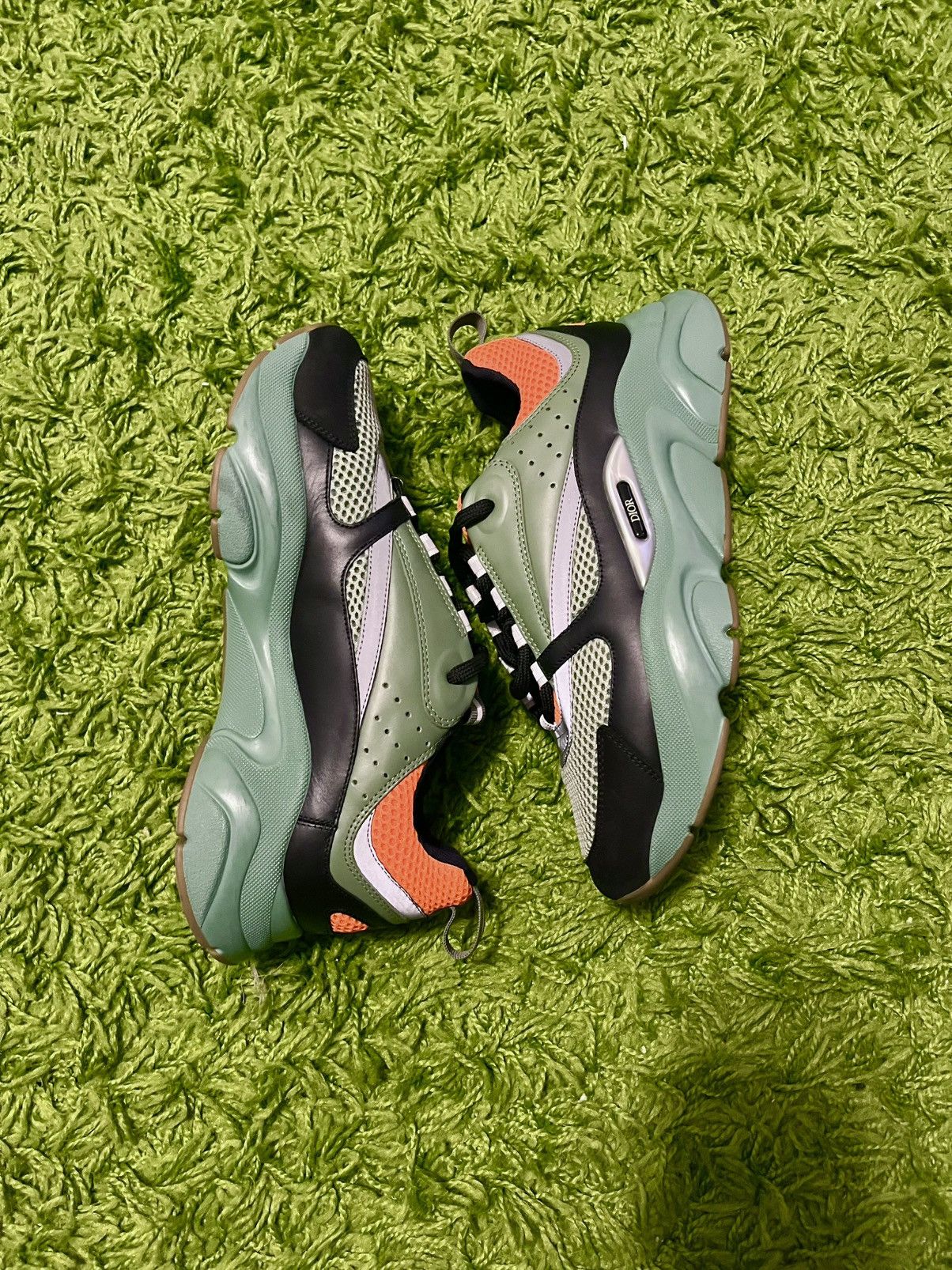 Dior Dior B22 ‘Orange/Green/Black’ Size US 10 / EU 43 - 4 Thumbnail