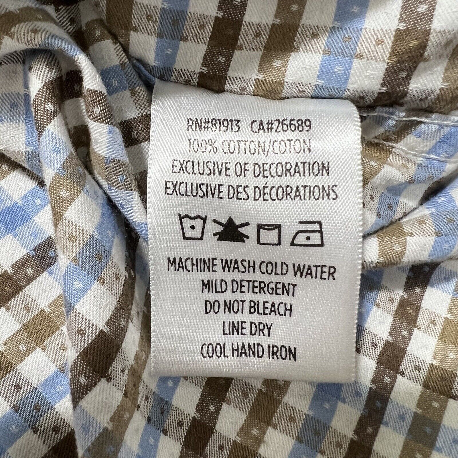 Robert Graham Robert Graham Classic Fit Button Down Shirt Blue Striped Size US XL / EU 56 / 4 - 4 Thumbnail