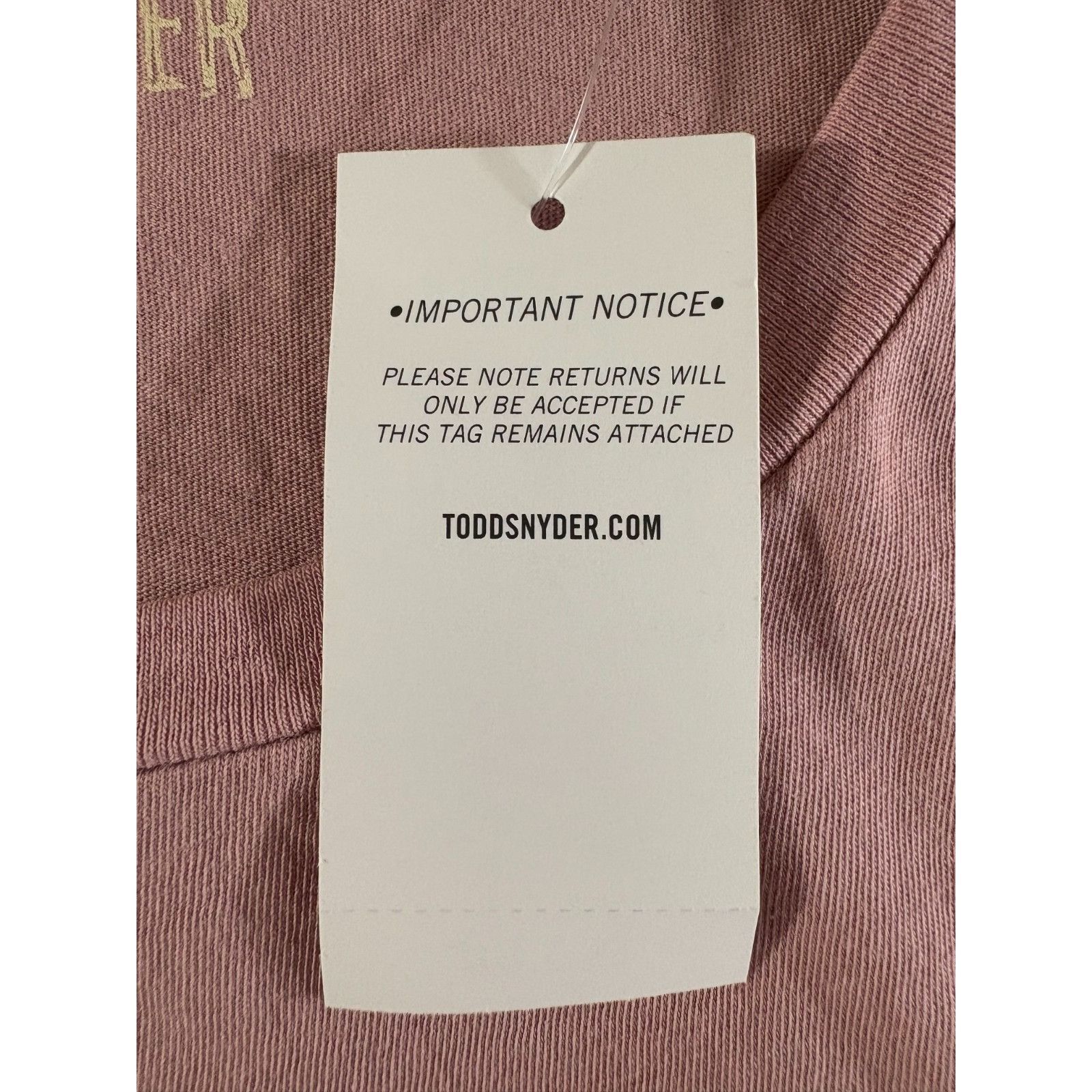 Champion CHAMPION x TODD SNYDER classic Tee sz L color pinkwater NWT Size US L / EU 52-54 / 3 - 4 Thumbnail