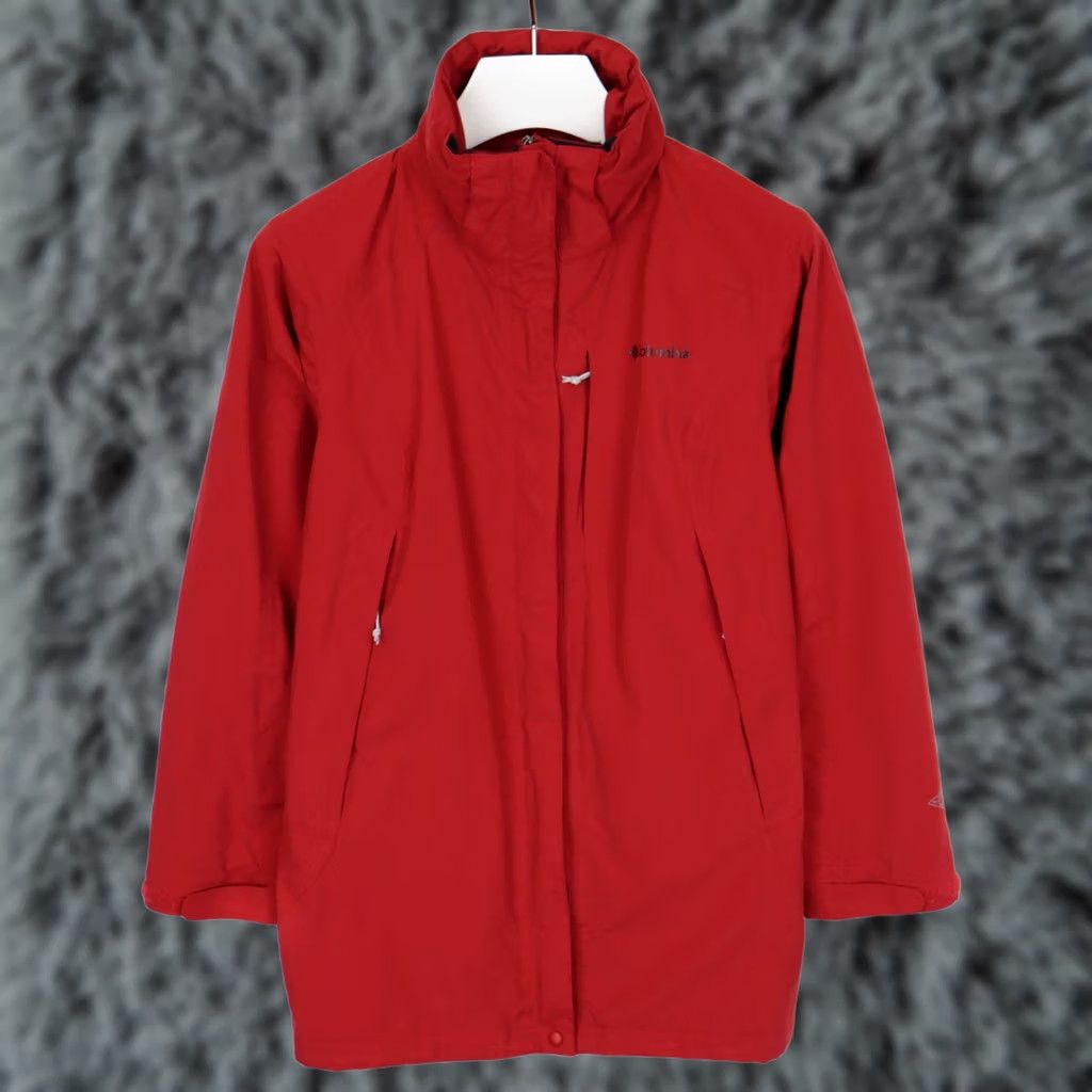 Vintage Columbia Jacket Women's SMALL Omni-Tech Waterproof Breathable Fully Seam Sealed Red Size S / US 4 / IT 40 - 1 Thumbnail