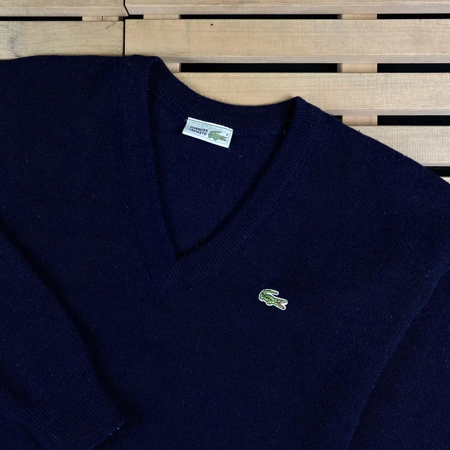 Lacoste Mens Sweater Chemise Lacoste Vintage Size L Size US L / EU 52-54 / 3 - 2 Thumbnail