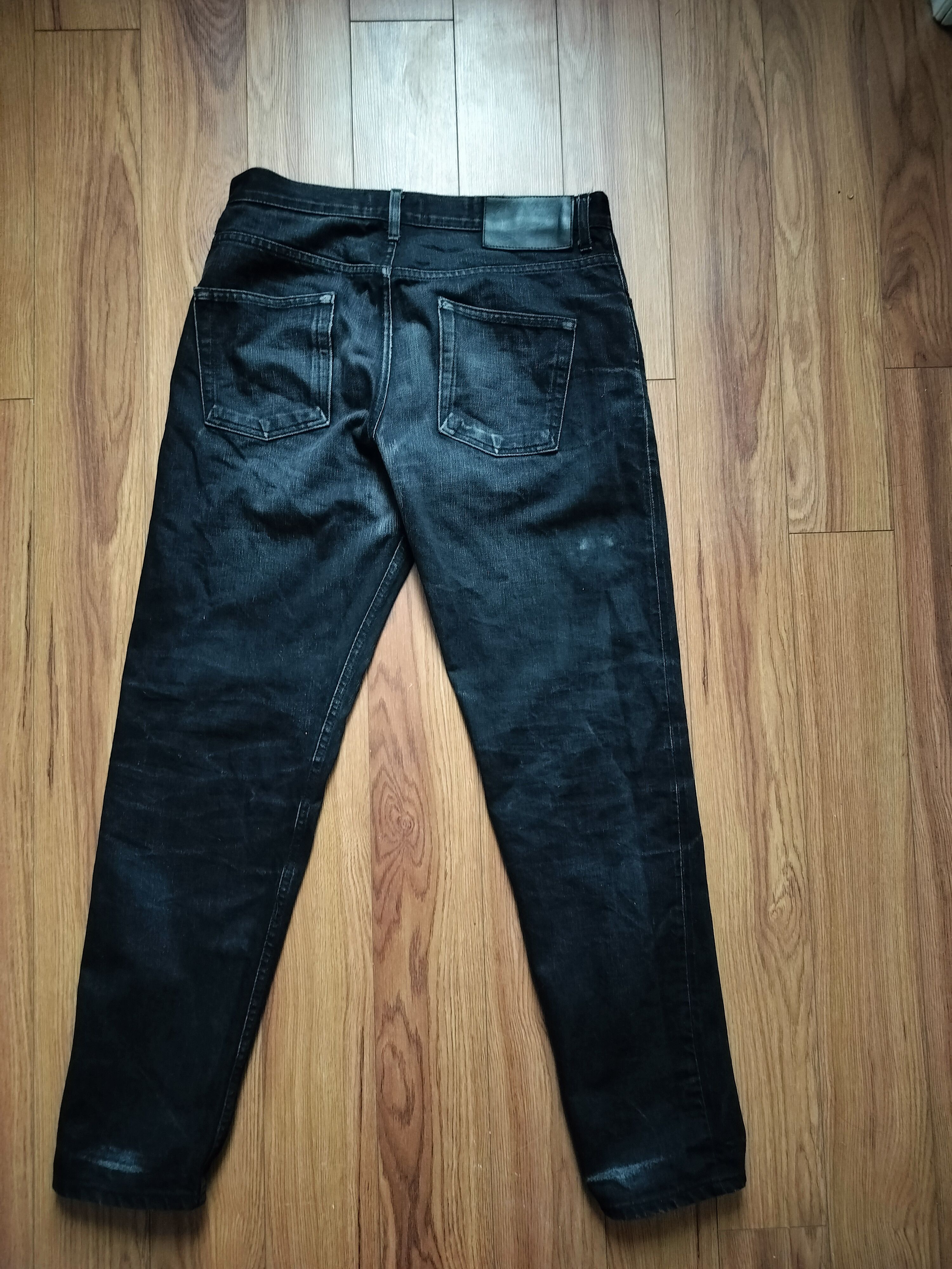 Naked & Famous Naked and Famous Black Denim Easy Guy 33 Size US 33 - 2 Thumbnail