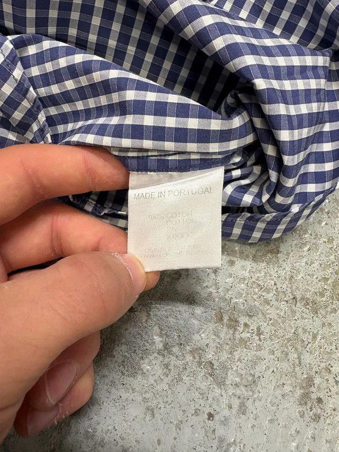 Givenchy × Vintage Givenchy Blue & White Contemporary Old Checkered Shirt Size US M / EU 48-50 / 2 - 9 Thumbnail