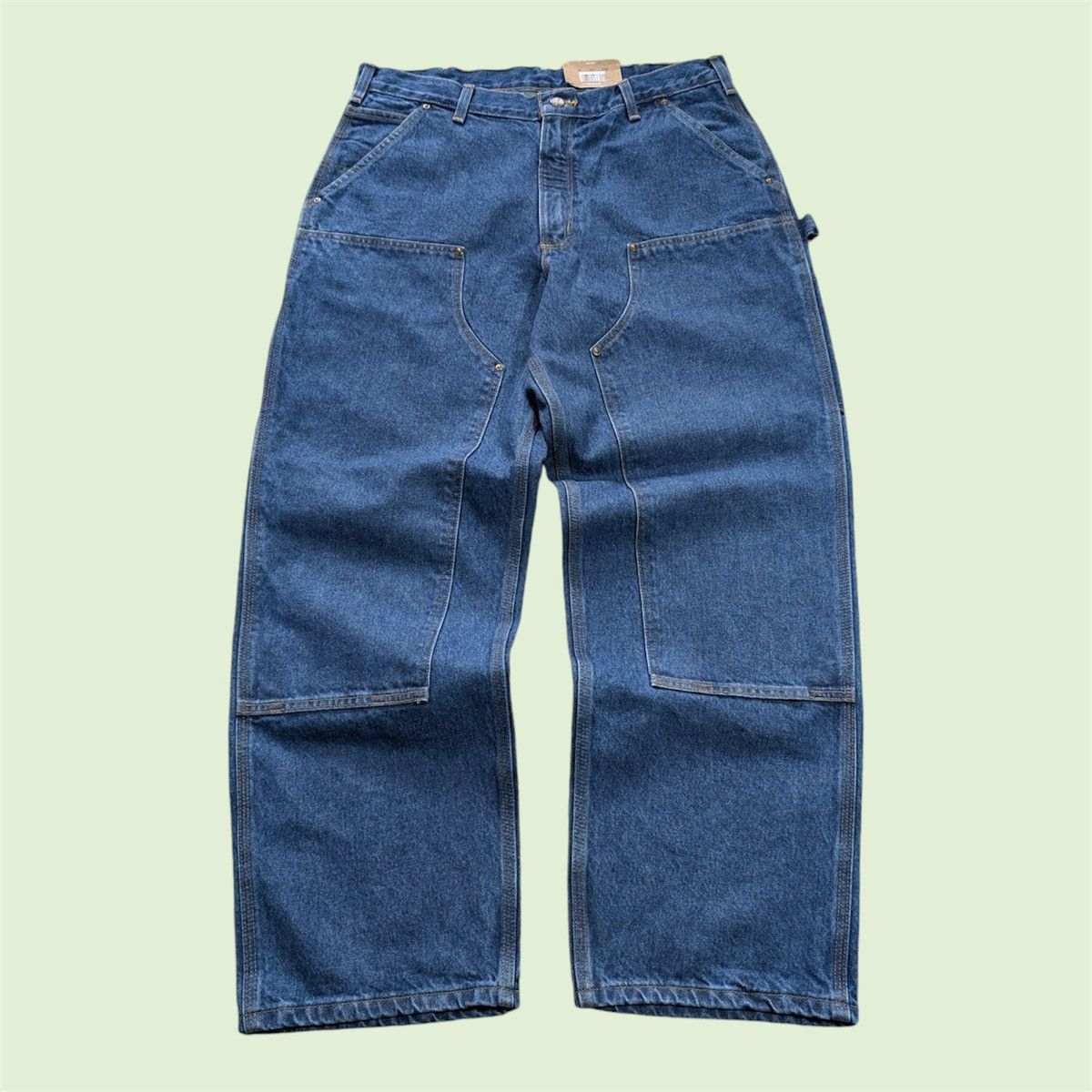 USA製W30 00s carhartt double knee pants 38x32 Dead-stock Carhartt Double Knee Denim Jean Pants NWT