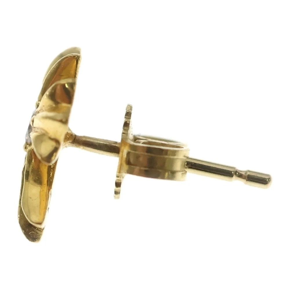 Chrome Hearts Chrome Hearts Diamond 22k gold Stud Cross Earring Size ONE SIZE - 3 Thumbnail