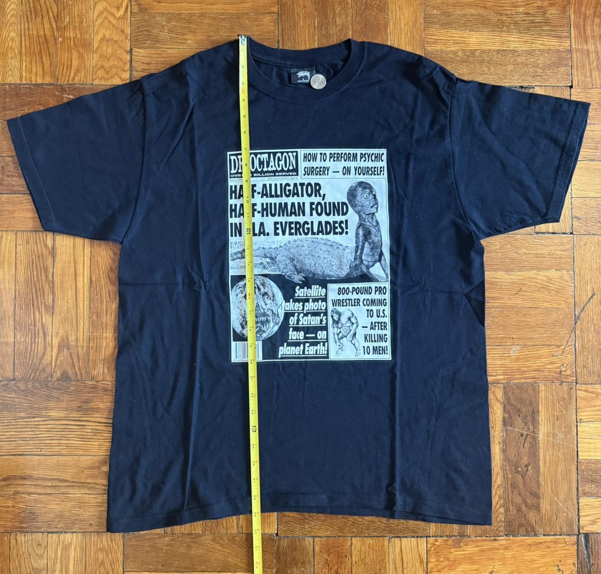 Stussy Stussy T-Shirt Newsprint Size US L / EU 52-54 / 3 - 7 Thumbnail
