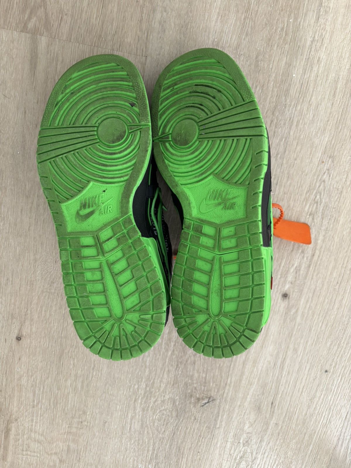Nike × Off-White Off-White x Nike Air Rubber Dunk 'Green Strike" Size US 12 / EU 45 - 5 Thumbnail