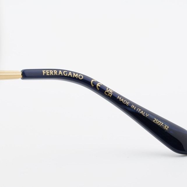 Salvatore Ferragamo Salvatore Ferragamo SF2240 751 Eyeglasses Gold 56mm Cat Eye Size ONE SIZE - 8 Thumbnail