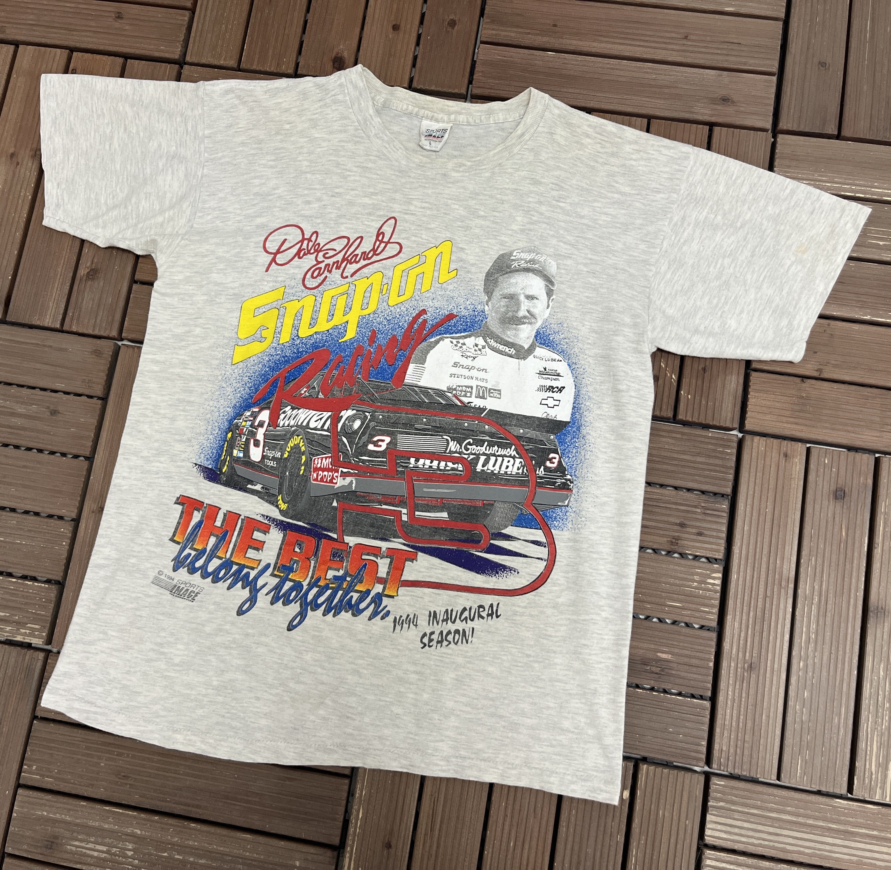 Vintage Dale Earnhardt The Best Belong Together Vintage T-Shirt Tee Size US L / EU 52-54 / 3 - 4 Thumbnail