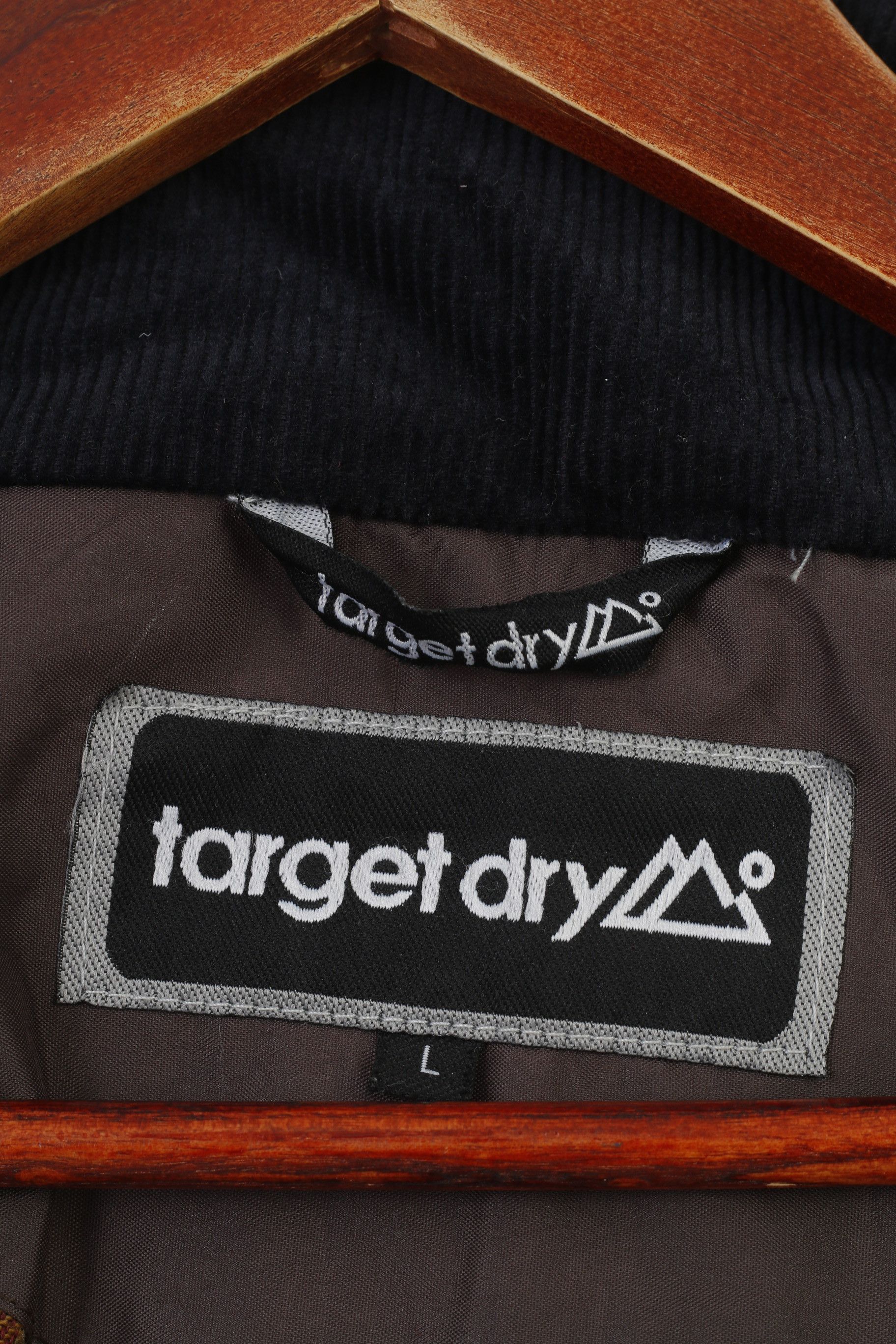 Vintage Target Dry Men L Coat Brown Long Full Zipper 0282 Size US L / EU 52-54 / 3 - 6 Thumbnail