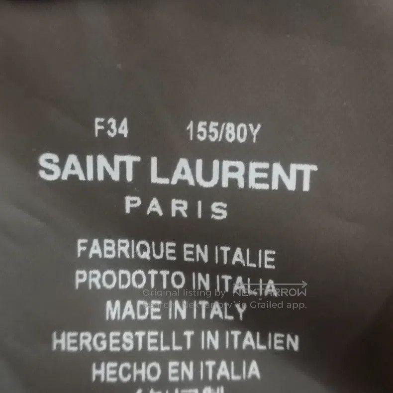 Saint Laurent Paris Saint Laurent Paris Long-sleeved bow tie dress with mini s Size XXS / US 00 / IT 34 - 5 Thumbnail