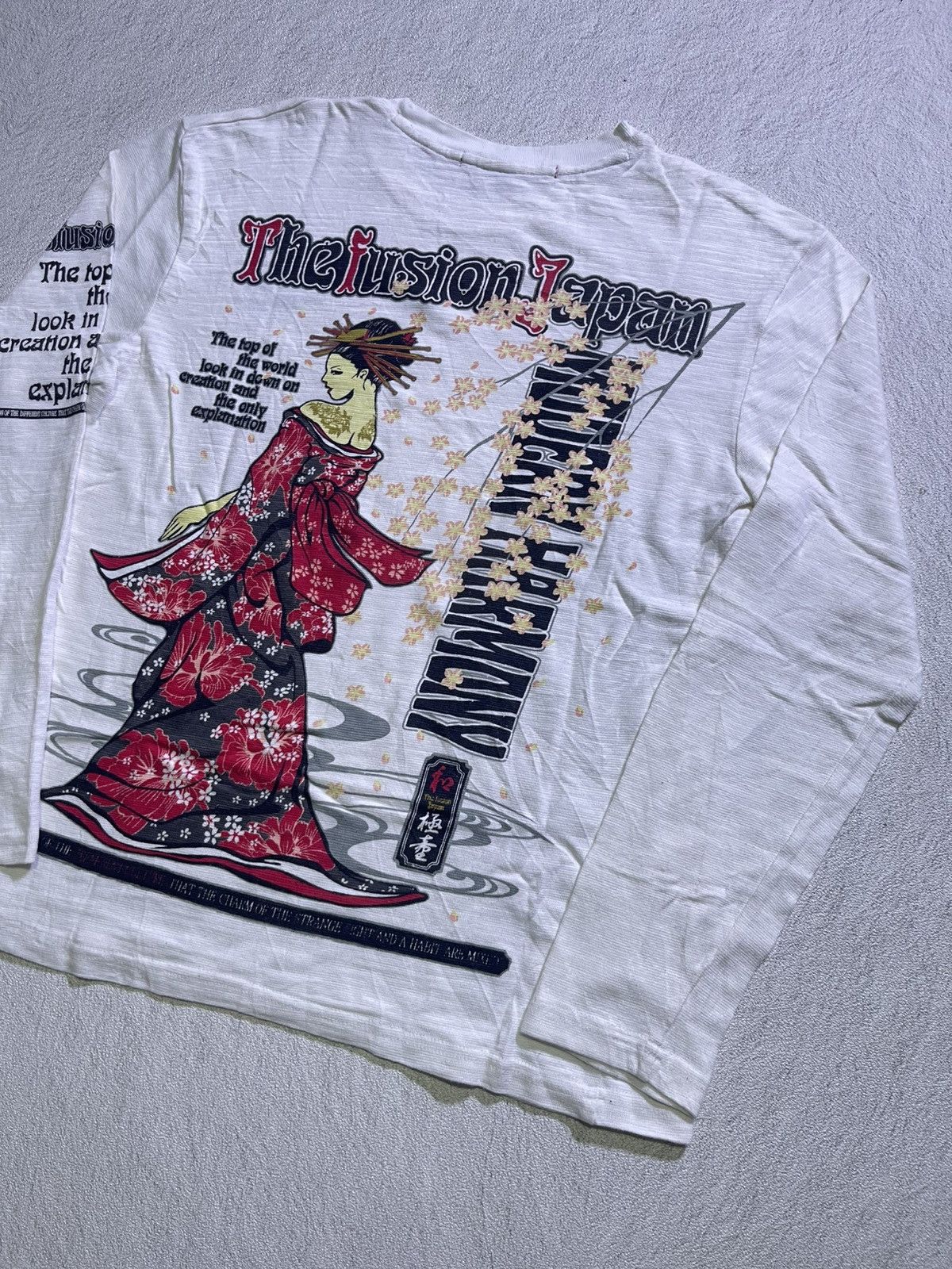 Japanese Brand VTG Y2K long sleeve tshirt japanese style Size US M / EU 48-50 / 2 - 2 Thumbnail