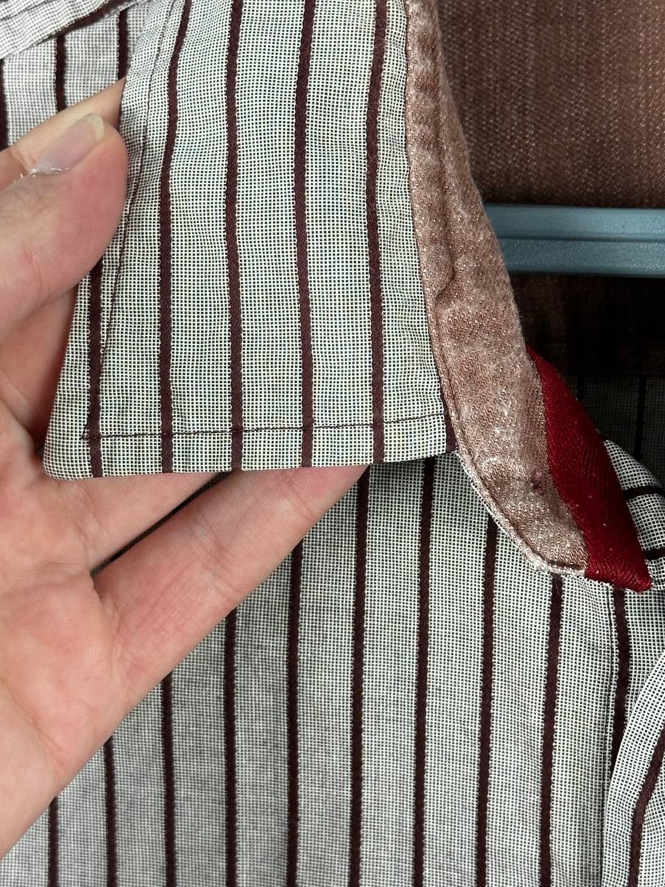 Ermenegildo Zegna Ermenegildo Zegna Sport Vintage Striped Shirt Size US XL / EU 56 / 4 - 7 Thumbnail