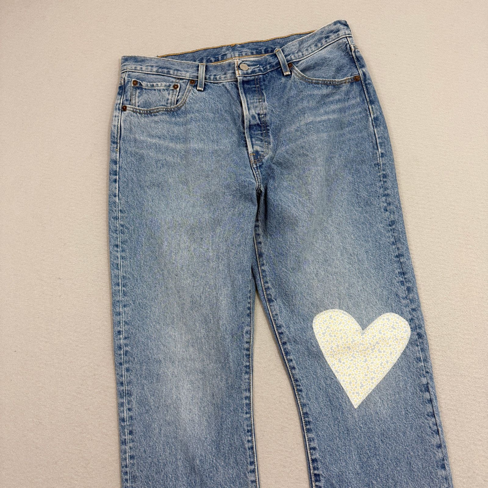 Levi's Levis 501xx 150th Anniversary Heart Logo Jeans Size 33x32 Size 33" - 1 Thumbnail