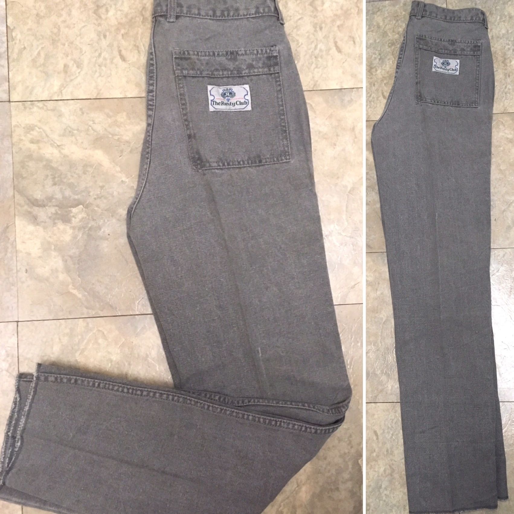 Rusty VINTAGE The Rusty Club Gray Rusty Lopez Jeans Sanforized Size 30 Size US 30 / EU 46 - 5 Thumbnail