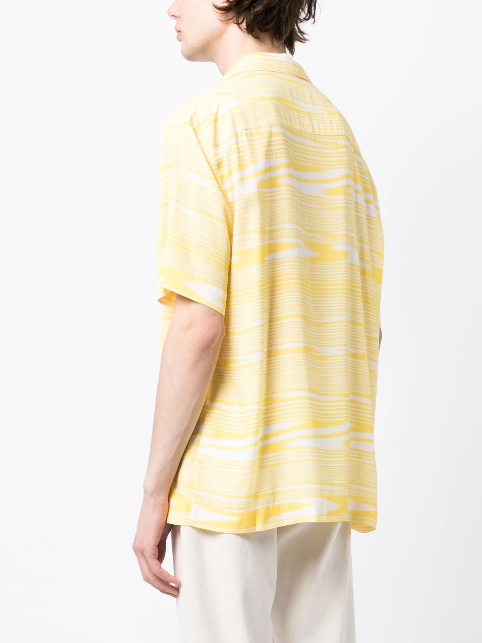Missoni o1y0225 Striped Shirt in Yellow/White Size US S / EU 44-46 / 1 - 4 Thumbnail