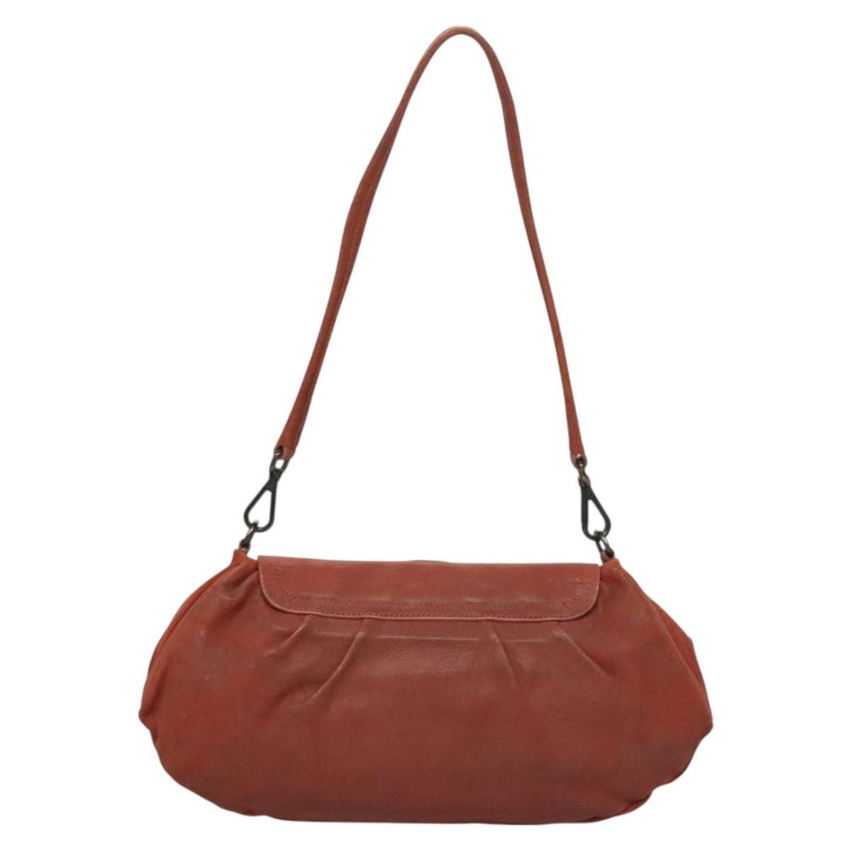 Prada PRADA Shoulder Bag Leather Red Size ONE SIZE - 3 Thumbnail