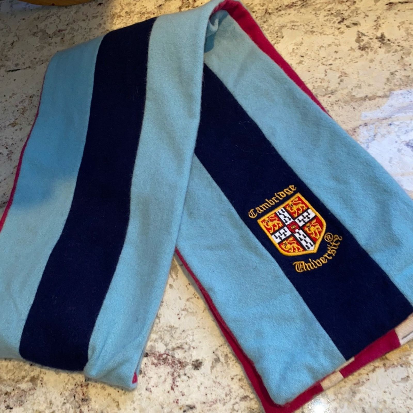 Hardy Amies Vtg Ryder & Amies Cambridge Corpus Christi Wool Scarf Size ONE SIZE - 11 Thumbnail