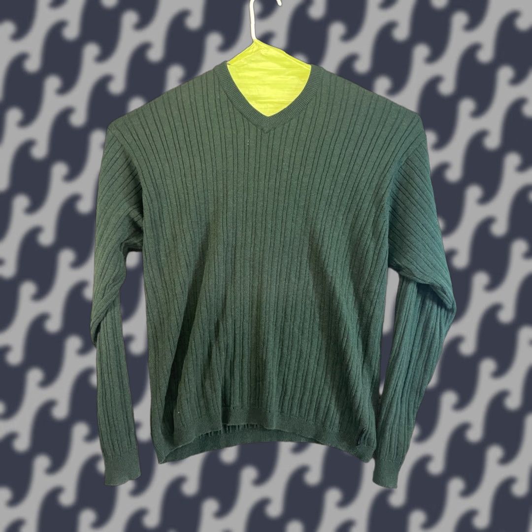 Chaps Chaps Ralph Lauren Sweater Mens XL Pullover Cotton Knit Crew Neck Green"} Size US XL / EU 56 / 4 - 1 Thumbnail