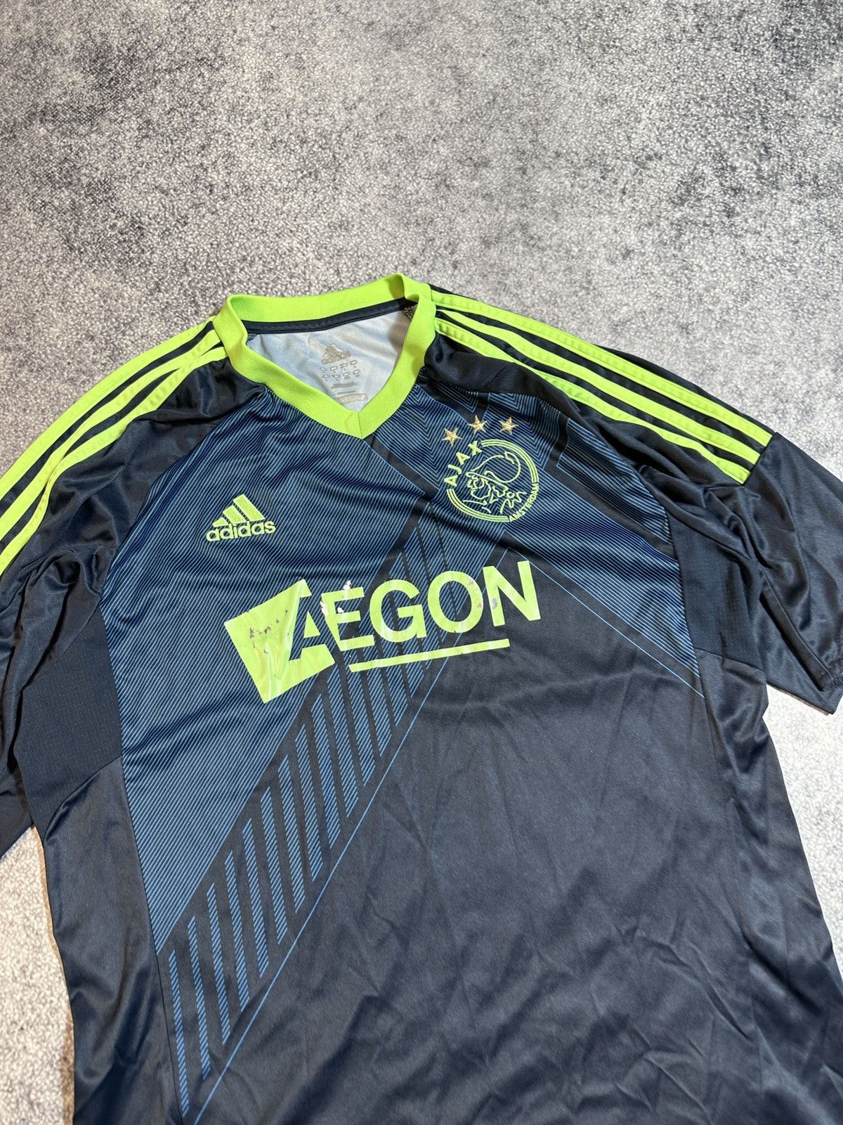 Adidas × Vintage Adidas Ajax Soccer Jersey Streetwear Rare L USA Casual 12/13 Size US L / EU 52-54 / 3 - 2 Thumbnail