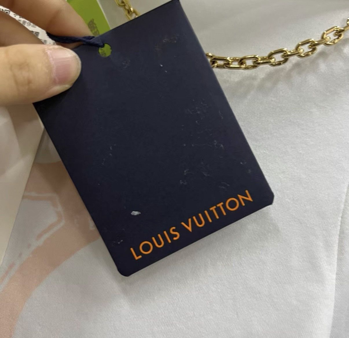 Louis Vuitton Louis Vuitton Front Logo Chain Short-Sleeve Dress J41 Size S / US 4 / IT 40 - 5 Thumbnail