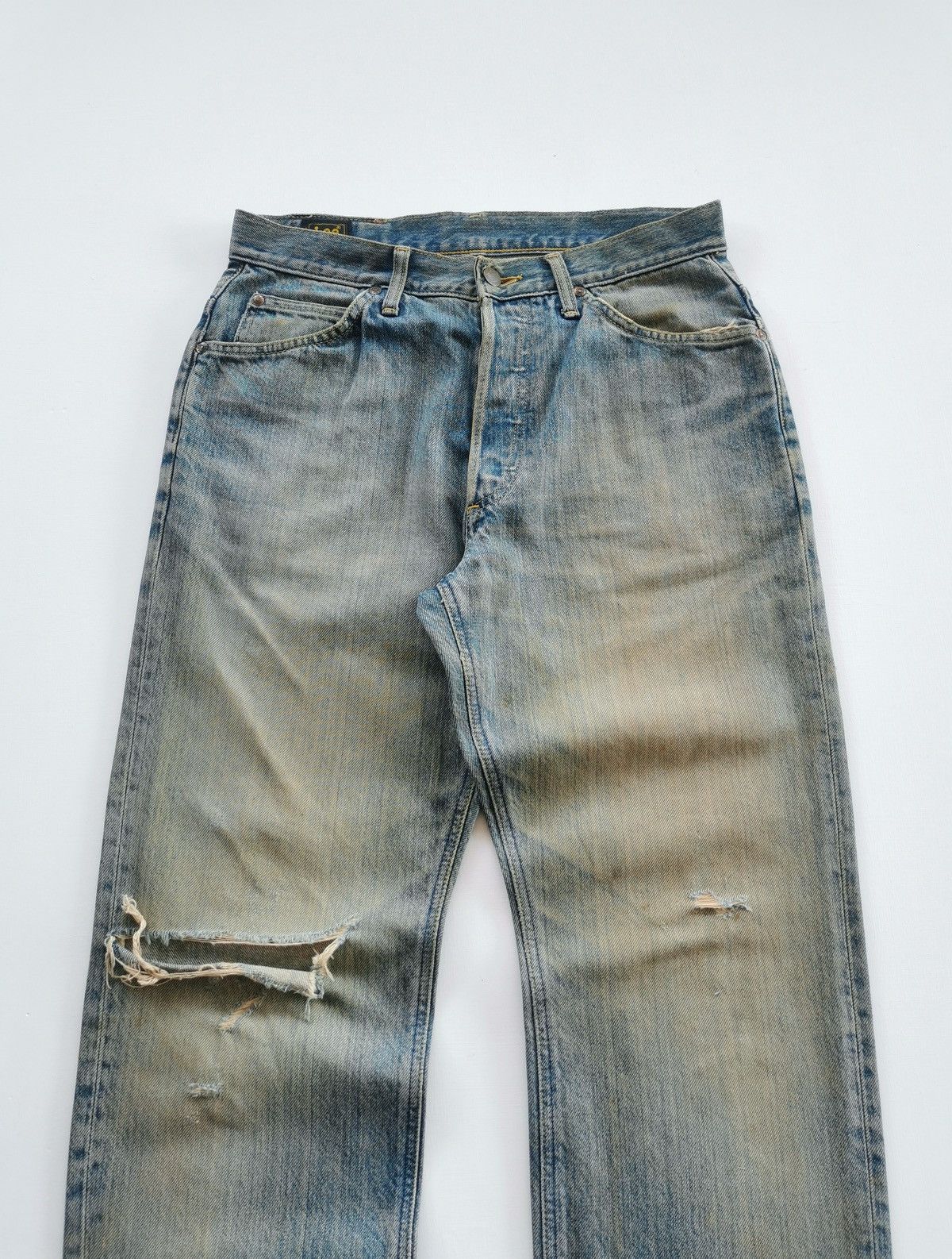 Lee Mudwash Vintage Lee Edwin Distressed Denim Jeans Size US 31 - 3 Thumbnail