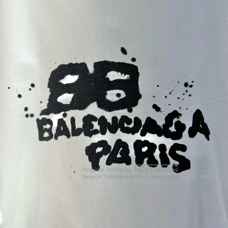 Balenciaga Balenciaga Double B Graffiti Hooded Sweatshirt Size US M / EU 48-50 / 2 - 5 Thumbnail