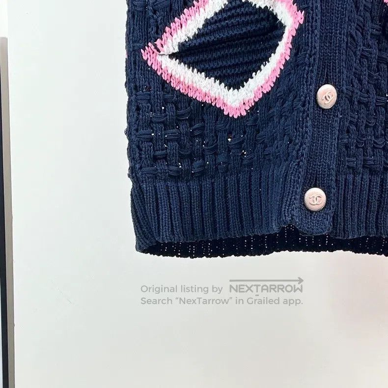 Chanel Chanel Colourful long sleeveless knitted jacket Size XS / US 0-2 / IT 36-38 - 4 Thumbnail