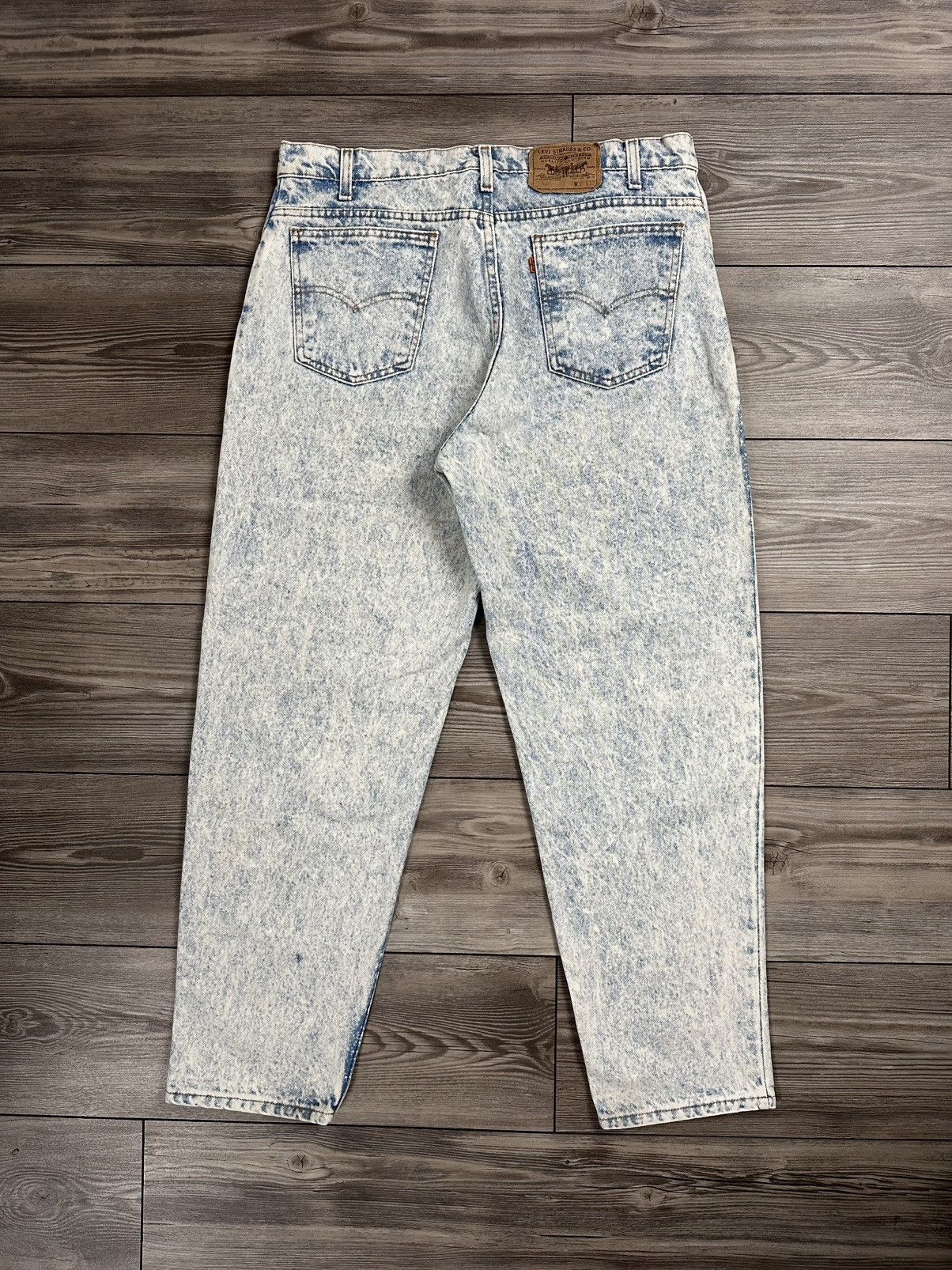 Levi's Vintage 90’s Acid Wash Levis Orange Tab Jeans Size US 37 - 2 Thumbnail