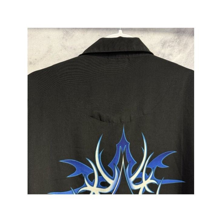 Vintage Vintage No Boundaries Tribal Shirt Mens M Black Button Up Size US M / EU 48-50 / 2 - 8 Thumbnail