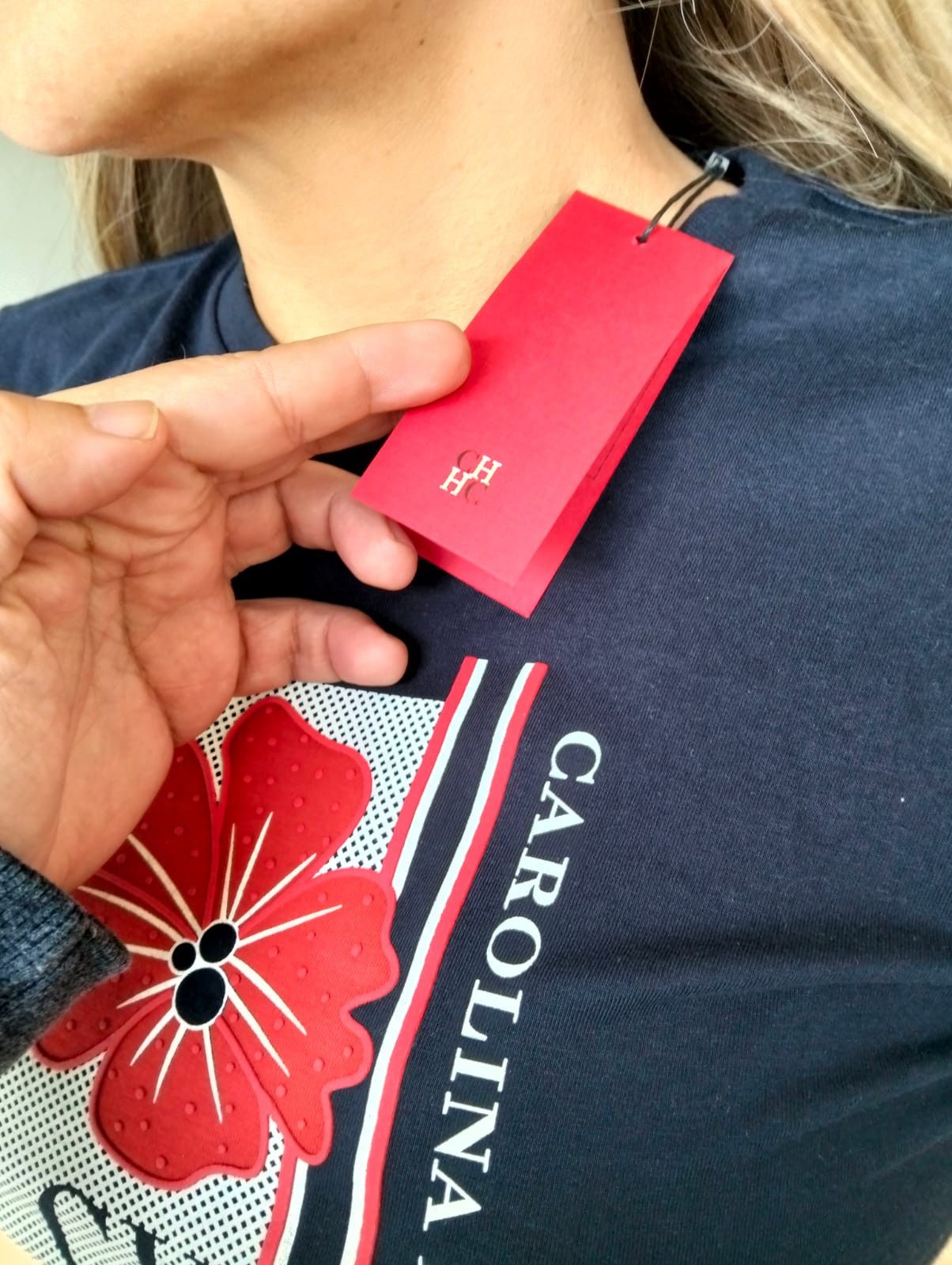 Carolina Herrera 💥Carolina Herrera Pima Cotton Blue Tshirt Size M / US 6-8 / IT 42-44 - 8 Thumbnail