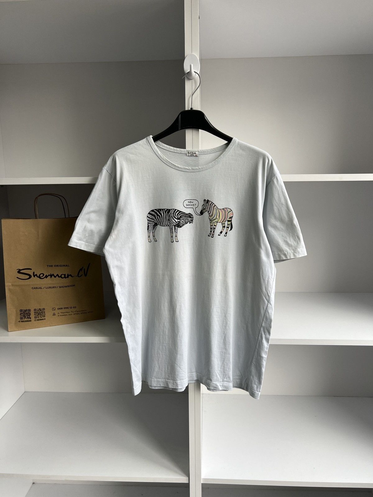 Paul Smith × Vintage Vintage Paul Smith Tee Size US XXL / EU 58 / 5 - 1 Thumbnail