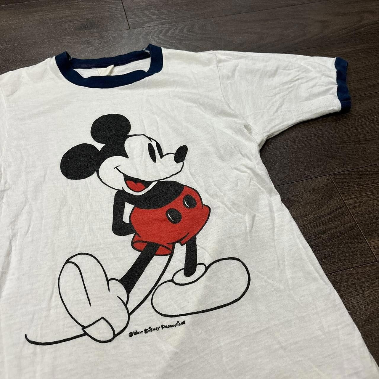 Disney vintage Mickey Mouse ringer t shirt 70s XS Size US XS / EU 42 / 0 - 1 Thumbnail