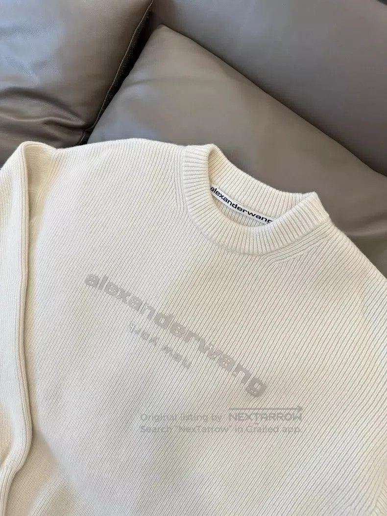 Alexander Wang Alexander Wang White Loose Sweater XS. Size US XS / EU 42 / 0 - 2 Thumbnail